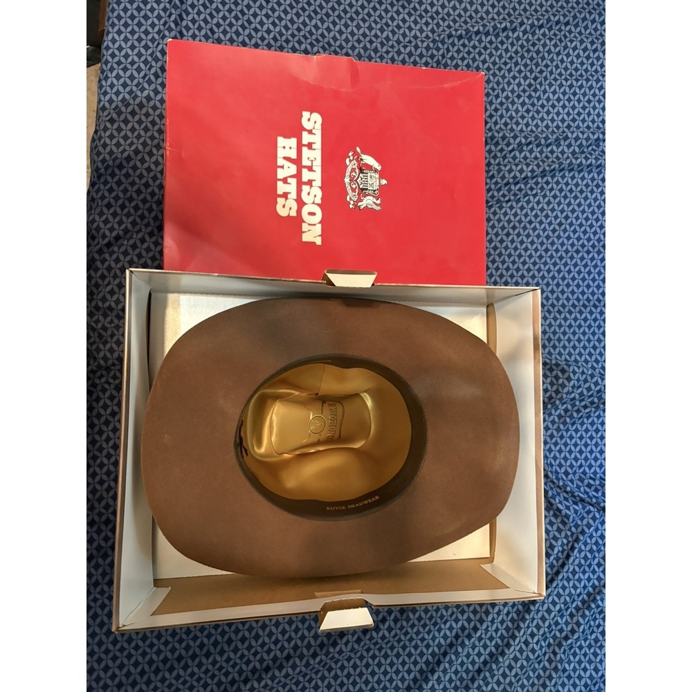Grizzly Wool Stetson 7.5 Western Cowboy Hat